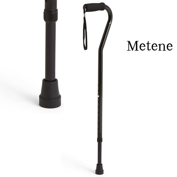 Metene Walking Canes Quad Canes for Seniors & Adults Foldable Adjustable for Men & Women Heavy Duty Freestanding Cane for People with Leg Injuries 1 footings